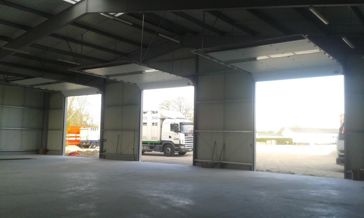 Hangar de stockage industriel (2016) 912 m² - Cerizay (79) | 