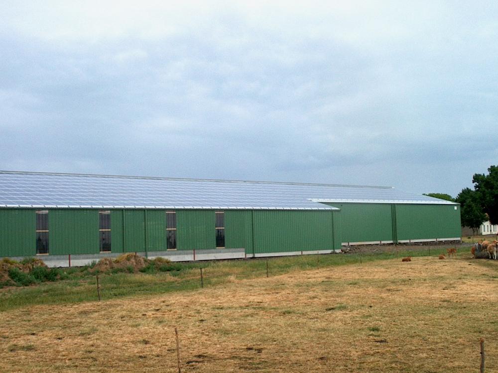 Stabulation et hangar avec pnx photovoltaïques (2011) 3 630 m² - La Plaine (49) | 