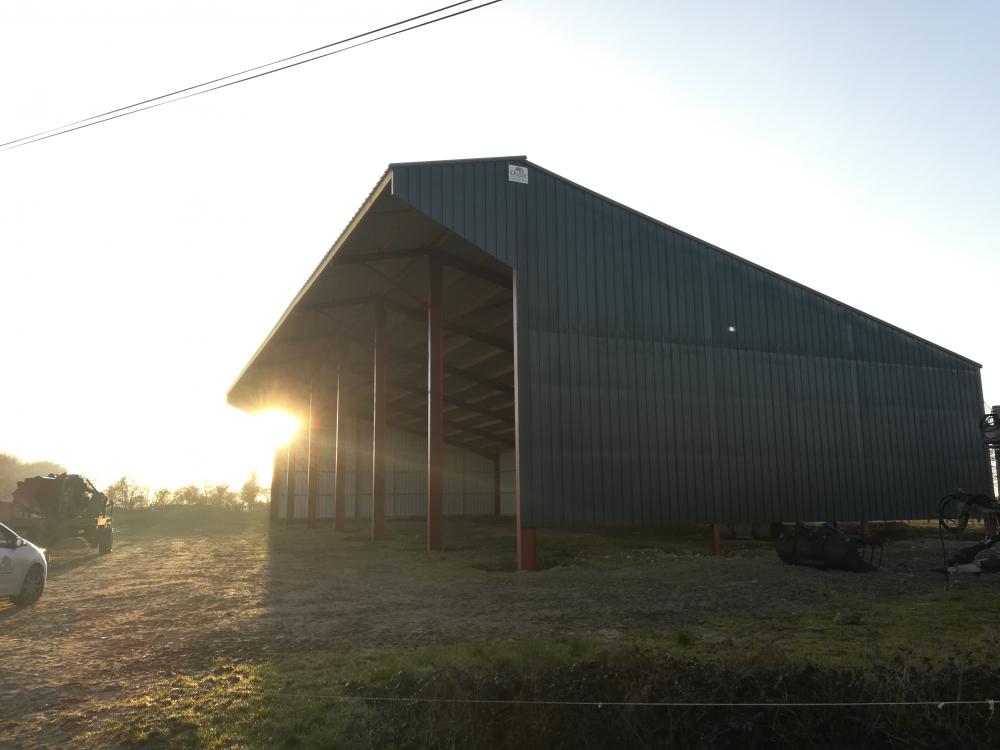Bat stockage pnx photovoltaïques portique de stabilité (2019) 688 m² - La Bruffière (85) | 