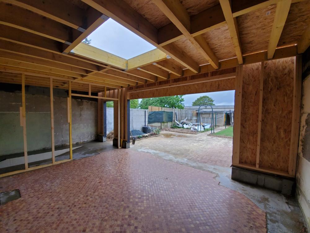 Extension (2020) 30 m² - Cholet (49) |  | Remplacement d'une veranda existante
