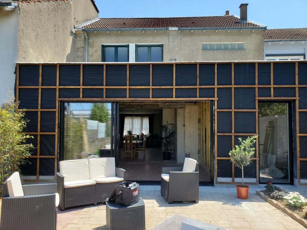 Extension (2020) 30 m² - Cholet (49) |  | Remplacement d'une veranda existante

 
