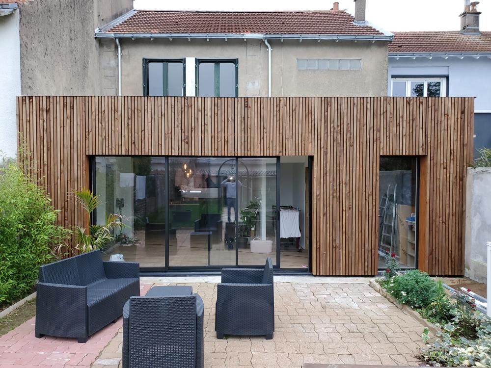 Extension (2020) 30 m² - Cholet (49) |  | Remplacement d'une veranda existante
