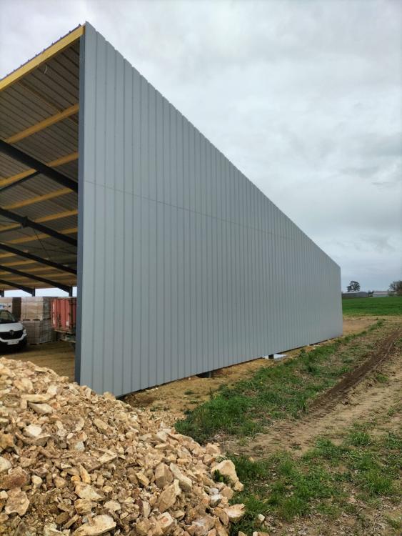 Stockage avec photovoltaïques (2023) 1635 m² - Moulins (79) | 